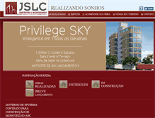 Tablet Screenshot of jslc.com.br